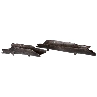 Uttermost Caryn Set Of 2 Cast Aluminum Trays