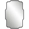 Uttermost Casmus Matte Black 24" X 35 1/2" Rectangular Wall Mirror