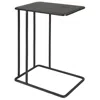 Uttermost Cavern 18" Wide Black Bluestone Rectangular Accent Table