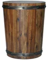 Uttermost Ceylon Wine Barrel Side Table In Brown