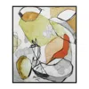 Uttermost Charcoal Improvision 60" High Giclee Framed Canvas Wall Art In Multi