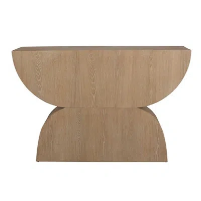Uttermost Ciano Modern Wood Console Table In Oak Wood