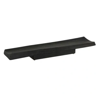 Uttermost Ciaran Indoor-outdoor Tray In Black