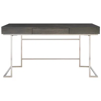 Uttermost Claude 56" Wide Smoke Gray Wood 1-drawer Desk