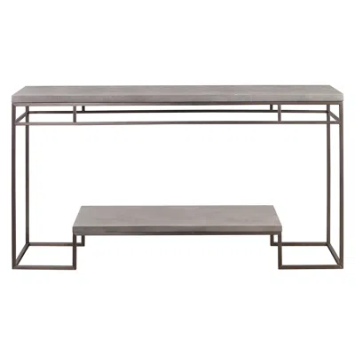 Uttermost Clea 54" Wide Light Gray-washed Console Table