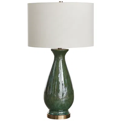Uttermost Colestin 30" High Green Ceramic Table Lamp