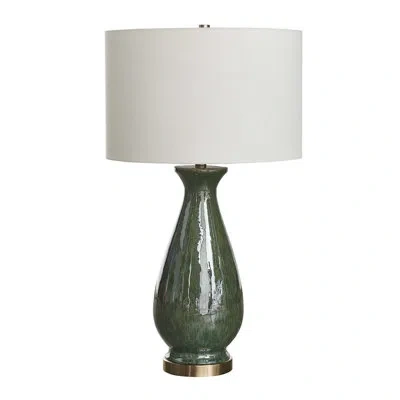 Uttermost Colestin Deep Green Table Lamp