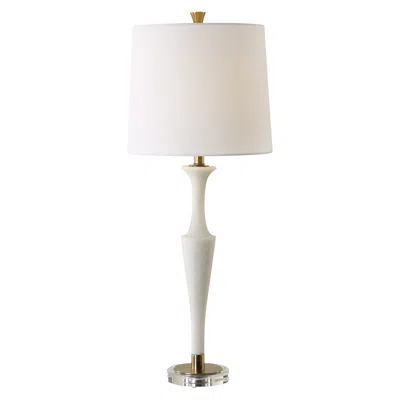 Uttermost Colette 35 1/2" High Modern Ivory Stone Table Lamp