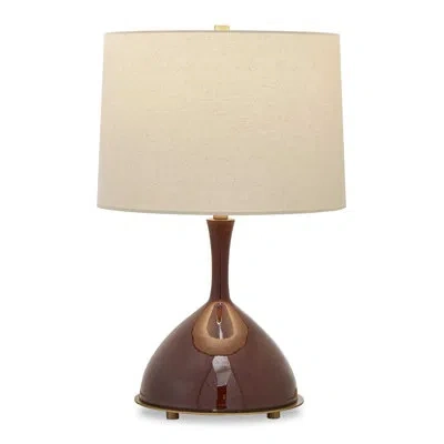 Uttermost Colette Burgundy Table Lamp In Red