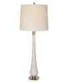 Uttermost Column Table Lamp In White