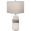 Uttermost Comanche Off-white And Brown Ceramic Table Lamp
