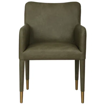 Uttermost Conifer Pine Fabric Dining Armchair