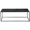 Uttermost Coreene 48" Wide Aged Black Iron Coffee Table