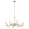 Uttermost Corella 8 Light Chandelier In Gold