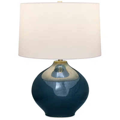 Uttermost Corrine 24 1/2" High Mottle Blue Ceramic Table Lamp
