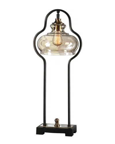 Uttermost Cotulla Aged Black Desk Lamp