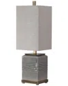 Uttermost Covey Glaze Buffet Lamp In Gray
