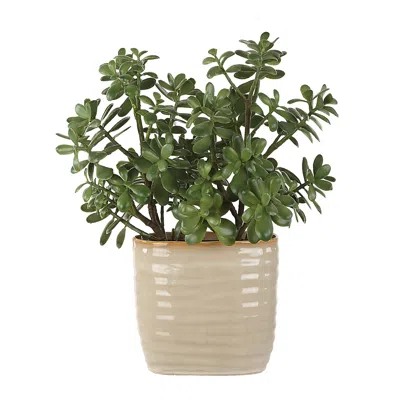 Uttermost Crassula Jade 24" High Faux Plant In Pot