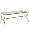Uttermost Crescent Coffee Table In Gold