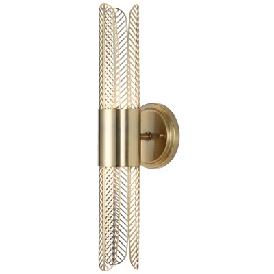 Uttermost Cret 2-light Led Sconce In Gold