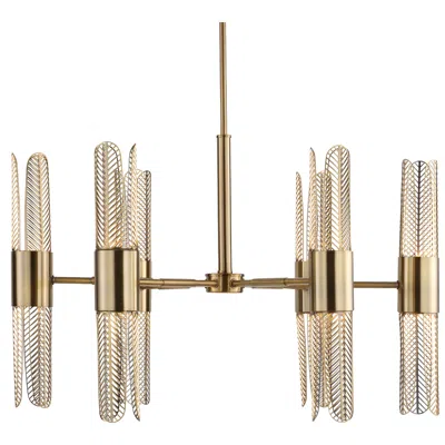Uttermost Cret 31" Wide 12-light Chandelier