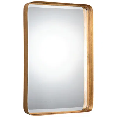 Uttermost Crofton Gold Leaf 20 1/4" X 30 1/4" Wall Mirror