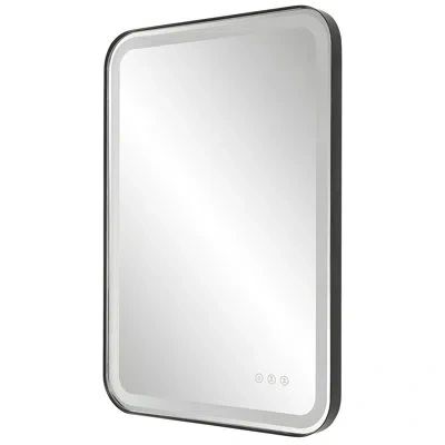 Uttermost Crofton Mirror In Gray
