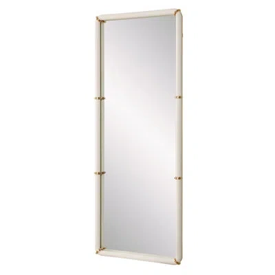 Uttermost Cyprus White Dressing Mirror
