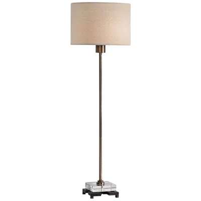 Uttermost Danyon 33" High Antique Brass Buffet Table Lamp