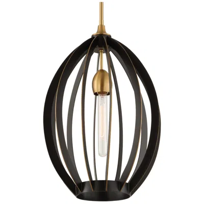 Uttermost Darby Dark Bronze 1 Lt Pendant In Black