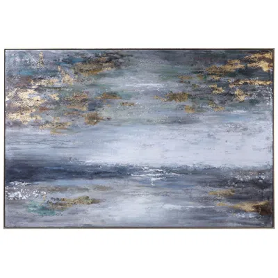 Uttermost Dawn To Dusk 73" Wide Framed Canvas Wall Art