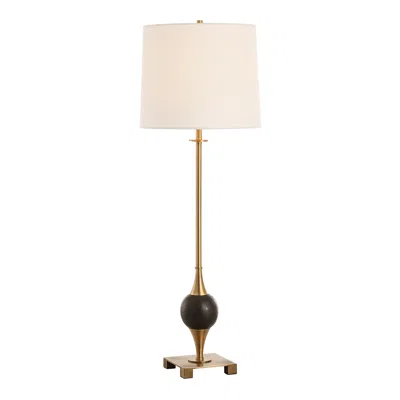 Uttermost Dempsey Plated Brass Buffet Table Lamp