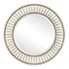 Uttermost Denali Brushed Gold 41" Oversized Round Wall Mirror