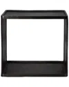 Uttermost Derwent Industrial Side Table In Black