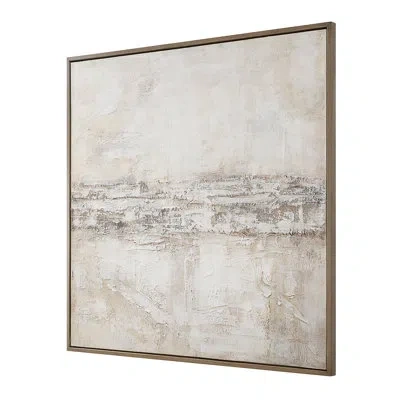 Uttermost Desert Oasis Abstract Canvas Art In Multicolor