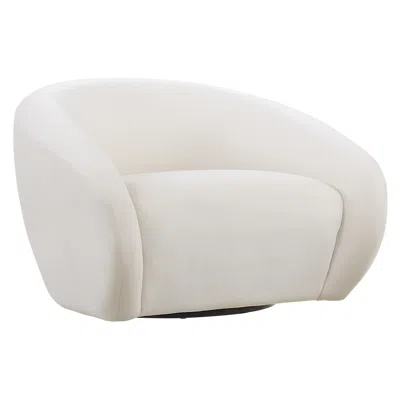 Uttermost Desoto Cream Fabric Swivel Chair