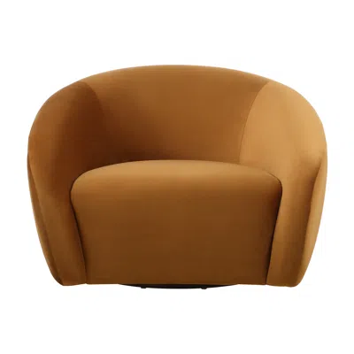 Uttermost Desoto Hazelnut Fabric Swivel Chair