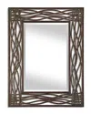 Uttermost Dorigrass Brown Metal Mirror In Brown