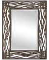 Uttermost Dorigrass Brown Metal Mirror In Multi