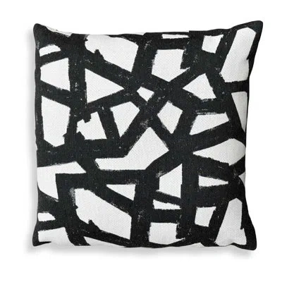Uttermost Draft Onyx Outdoor Pillow In Black