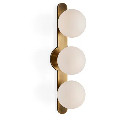 Uttermost Droplet 22" High Antique Brass 3-light Wall Sconce