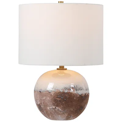Uttermost Durango 18" High Earthtone Ceramic Accent Table Lamp