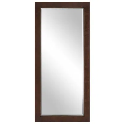 Uttermost Durant 33 1/2" X 73 1/4" Burl Veneer Tall Mirror
