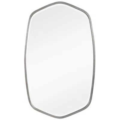 Uttermost Duronia Brushed Silver 22 1/4" X 36 1/4" Wall Mirror
