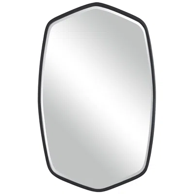 Uttermost Duronia Satin Black 22 1/4" X 36 1/4" Wall Mirror