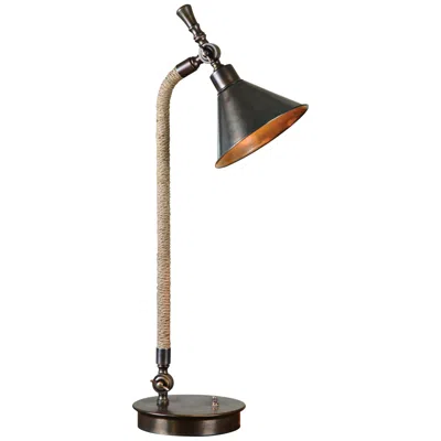 Uttermost Duvall 28" Oxidized Bronze Traditional Accent Desk Lamp