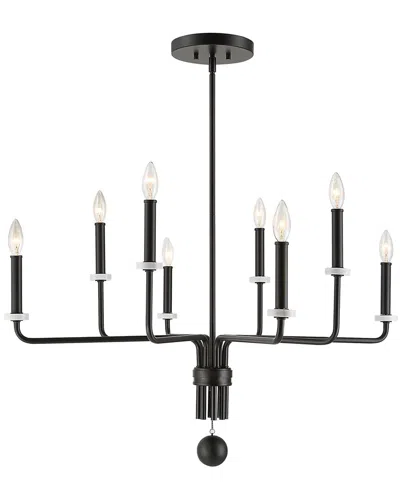 Uttermost Ebony Elegance 8-light Chandelier In Black