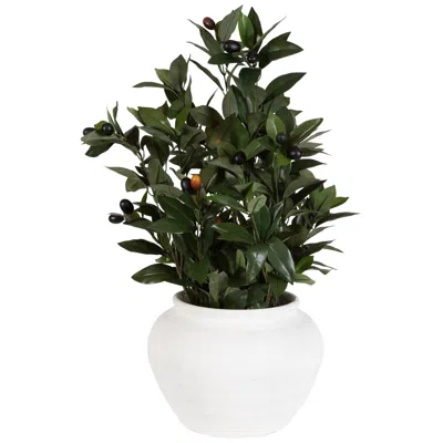 Uttermost Elena 20" Wide X 28" High Olive Centerpiece