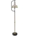 Uttermost Elieser Industrial Floor Lamp In Gold