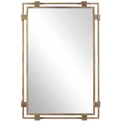 Uttermost Elsher 30" X 45" Mirror In Gold